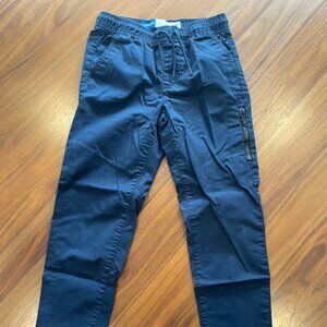 Boy's Navy Blue Drawstring Tech Pant